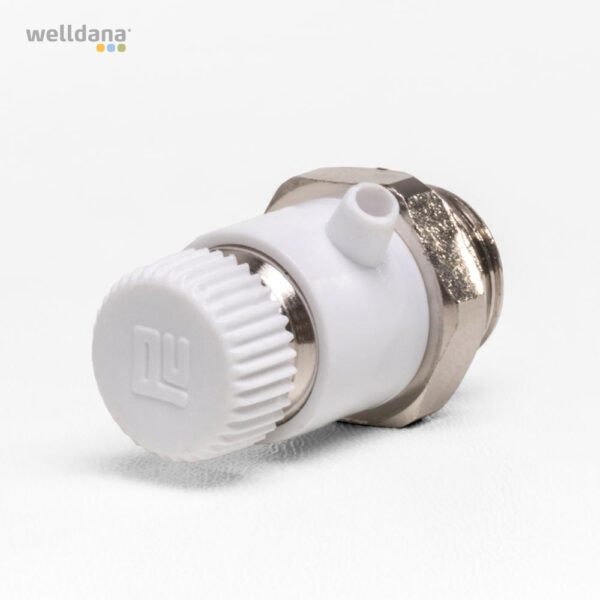 Flow regulator skrue