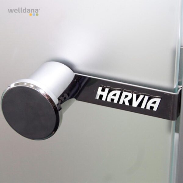 Håndtag + lås til sauna trædør