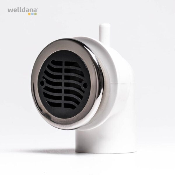 1,5" Floor Drain Black/SS