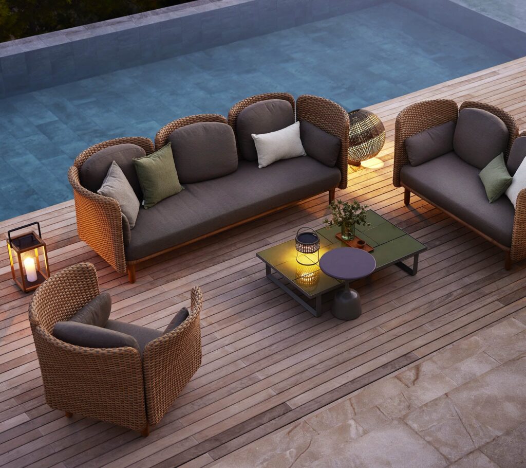 Cane line loungestole