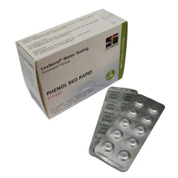 Ws20903 Hp Lovibond Phenol Red Rapid Testtabletter (håndryster)