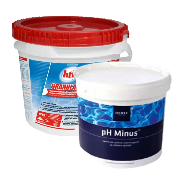 Ws4211 hth klorgranulat, 10 kg & ph minus, 7,5 kg