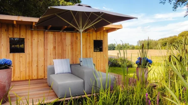 Ikono 2 in 1 lounge with parasol outdoor 02