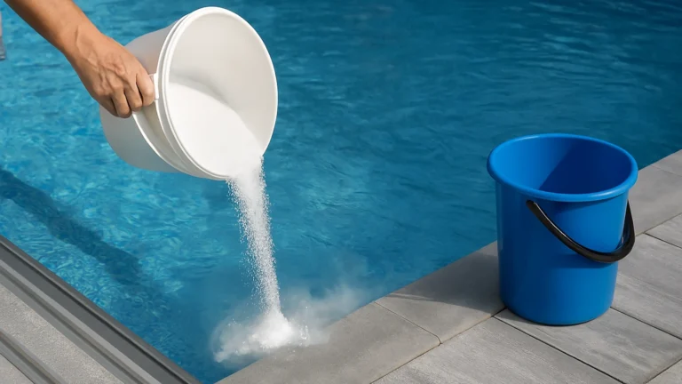 Sådan sænker du alkalinitet i din pool