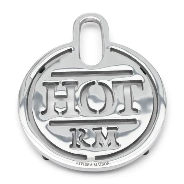 RM "hot" bordskåner i sølv aluminium fra Rivièra Maison