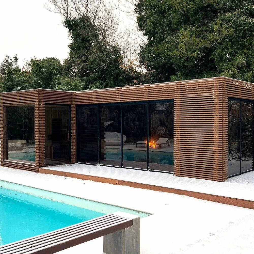 Hacienda glass n sauna